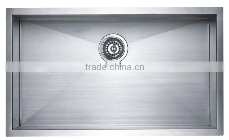 Undermount Stainless Steel Hand Made Kitchen Sink GR-3219