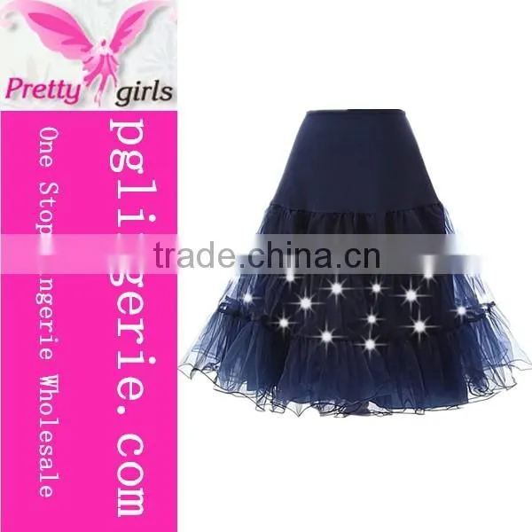 Wholesale ladies latest skirt design pictures,fancy skirt top designs led light lady skirt