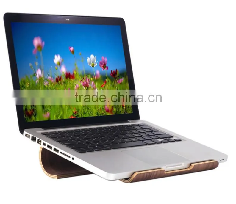 Universal Laptop Samdi Wood Holder Stand, for macbook wood holder wooden stand holder