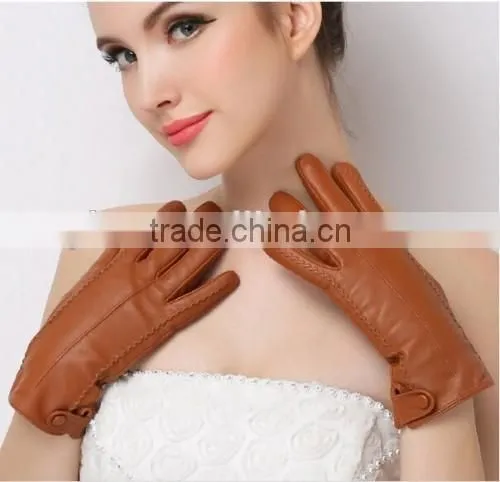 Various Colors Dubai Gloves Real Leather Dubai Gloves