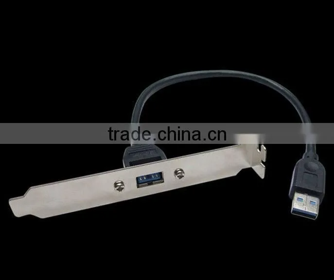 USB 3.0 20P Female to Dual Double Micro USB 3.0 Male