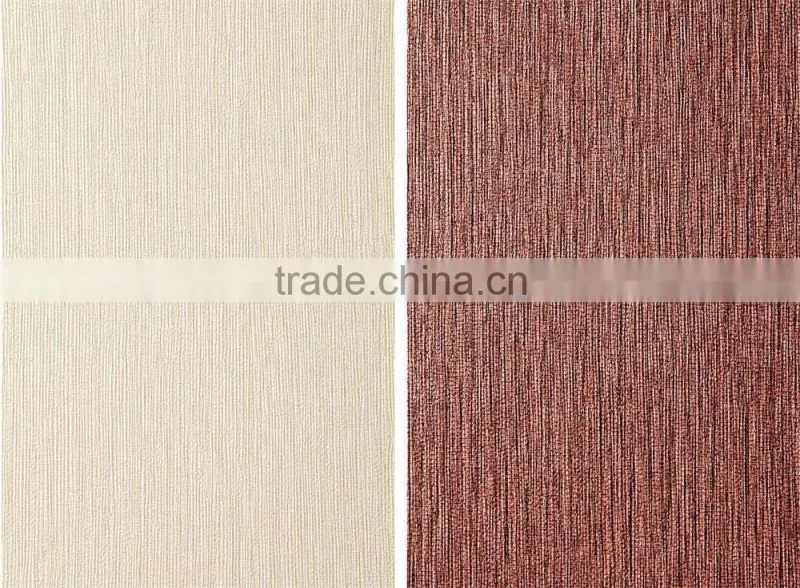 decoration materials embossed effect pvc wallpaper