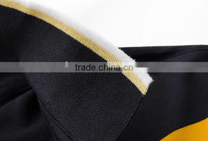 China Super quality fashion striped polo men with low price