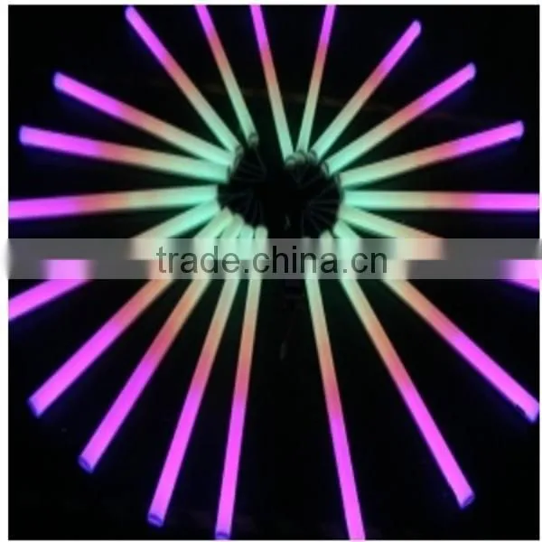 colorfull rgb led dmx aluminum lighting tube