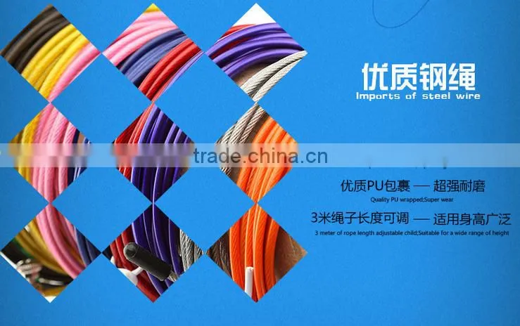 crossfit Plastic Handle custom speed jump rope stainless steel Wire Jumping Skipping aerobic exercise Ropes 3m-14m