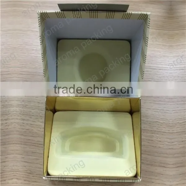 accept custom design luxury gold plating box for perfume, perfume bottle box wholesale