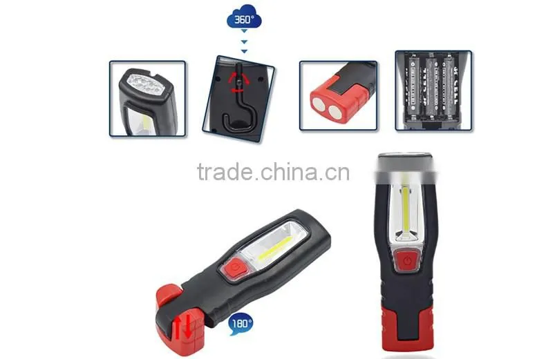 Powerful COB 3W Work Light With Hook and Magnetic Working Lamp
