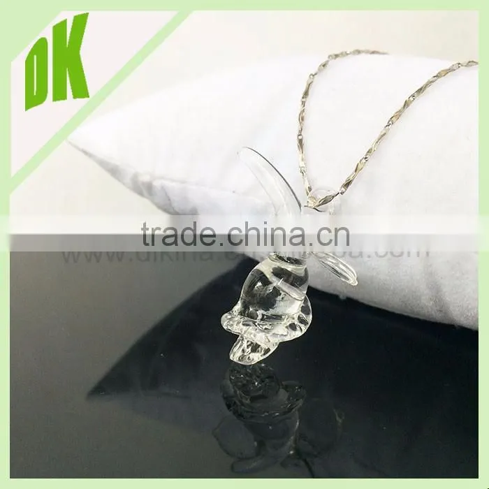 Hot selling handmade DIY jewelry // 2015 New Product Facet glass Necklace Handmade fashion wholesale jewelry