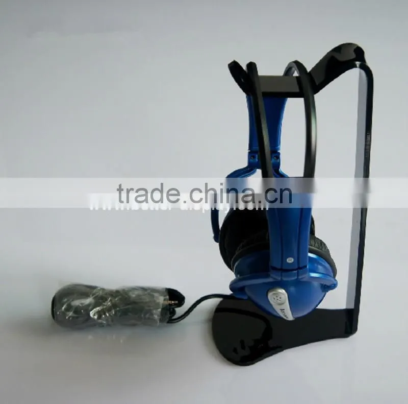 acrylic earphone display with logo