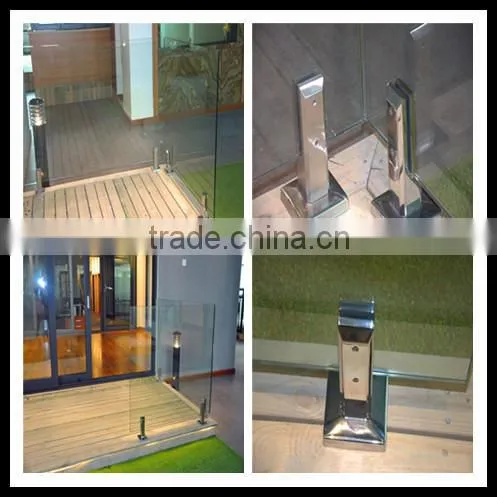 aluminium glass balcony railing flexible handrails for outdoor steps guangzhou