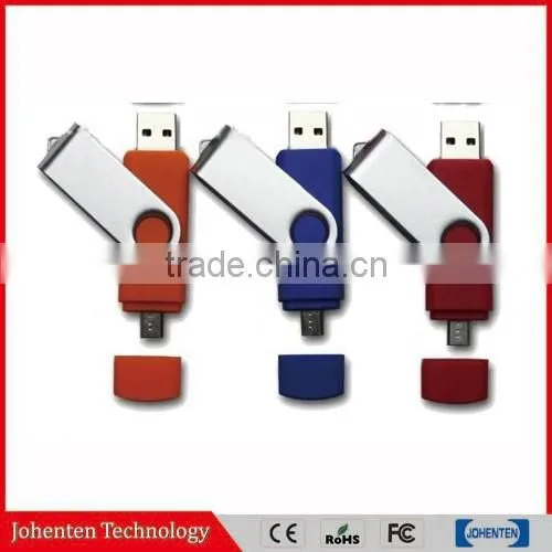 wholesale swivel otg high speed USB 3.0 flash drive, android smartphone usb flash drive