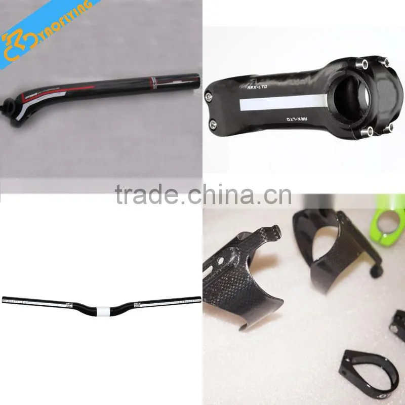 Carbon fiber bicycle parts carbon handlebar with matte glossy surface