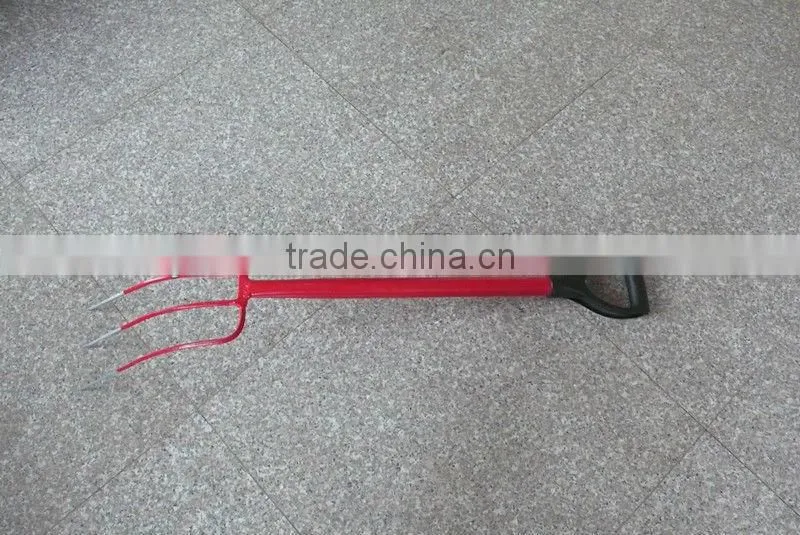 Garden Metal Handle D Grip Fork