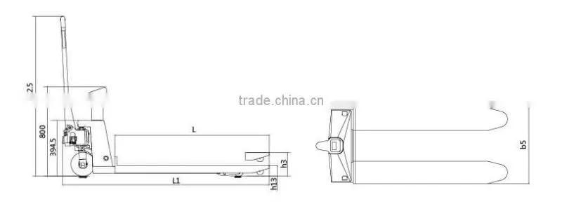 2.0 ton Scale Pallet Truck