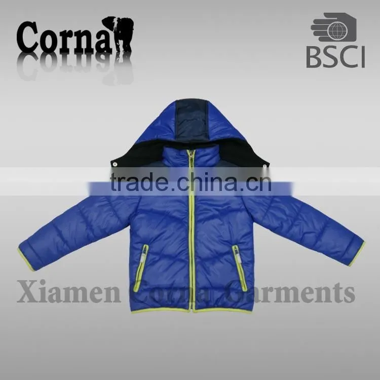 kid hoody jacket, polyester kid outdoor jacket