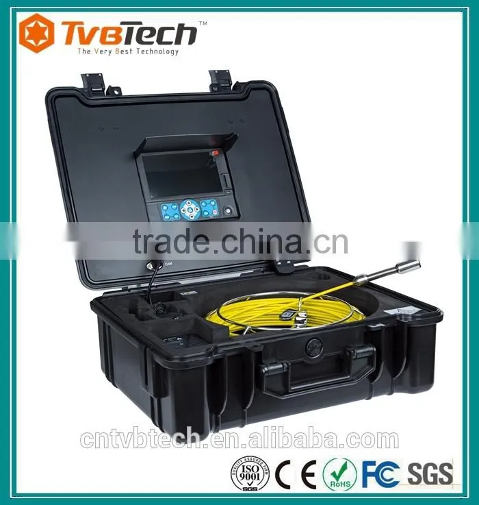 Sony CCD 23mm Sewer Pipe Camera With Distance Counter