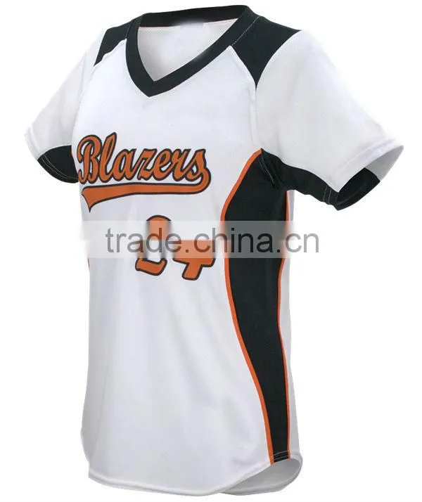 no MOQ team logo customized usa softball jerseys