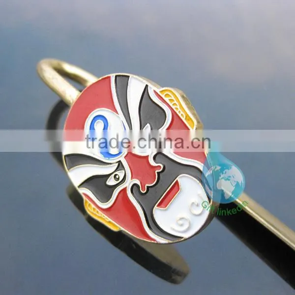 Fashion promotional metal bookmark/2014 popular bookmark metal
