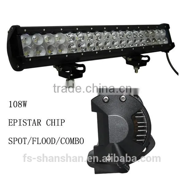 17 inch 108W waterprrof Cree LED Light Bar/5w cree offroad led light bar/semi truck led light bar