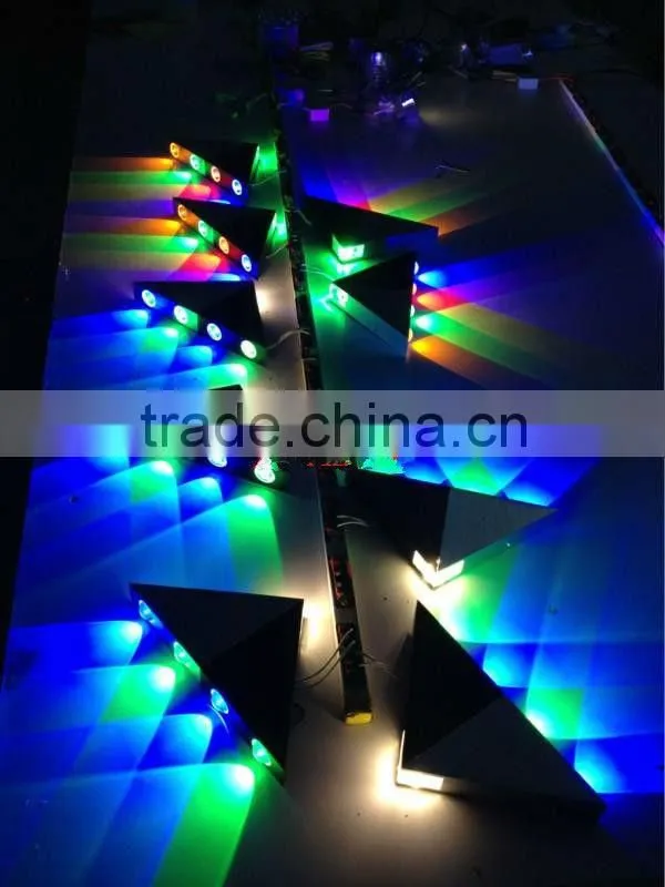 2013 guzhen aluminium triangle 4w wall lighting L235*H115mm