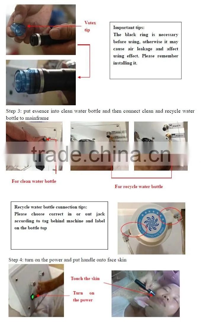Best Quality YALO Water Peeling Diamond Microdermabrasion instrument