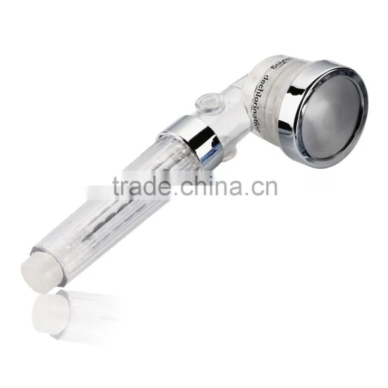 strong pressure ABS plastic negative ion hand shower head with filter, water saving hand shower