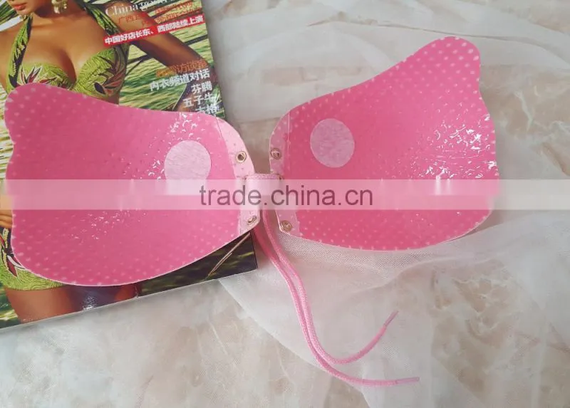 2016 wholesale black nude bras ladies backless and strapless bra self-adhesive silicone sexy fashion bra