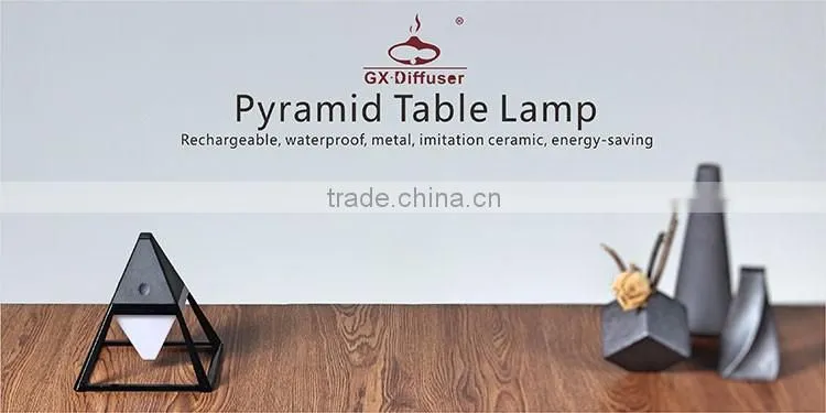 2016 Popular lamp GX-L01 table lamp for hotel/3d led table lamp/hanging lamp