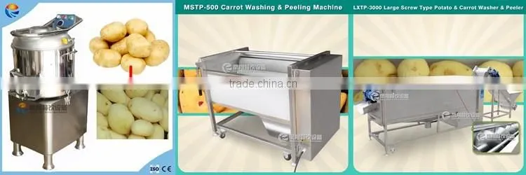 Industrial Commercial Automatic Potato Washing and Peeling Machine