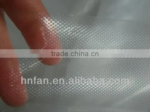 Embossed embroidery pva water soluble film