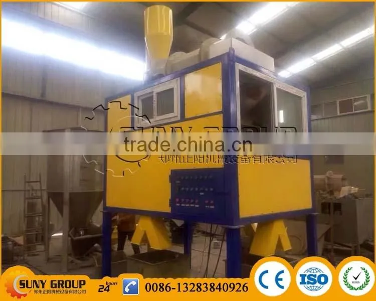 High quality electrostatic plastic flakes separator/mixed plastic sorting machine