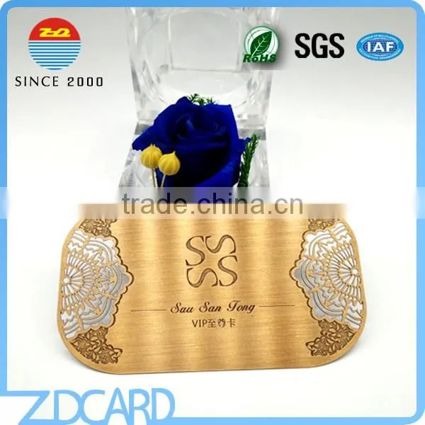 High Class Etched Plated Metal Tag