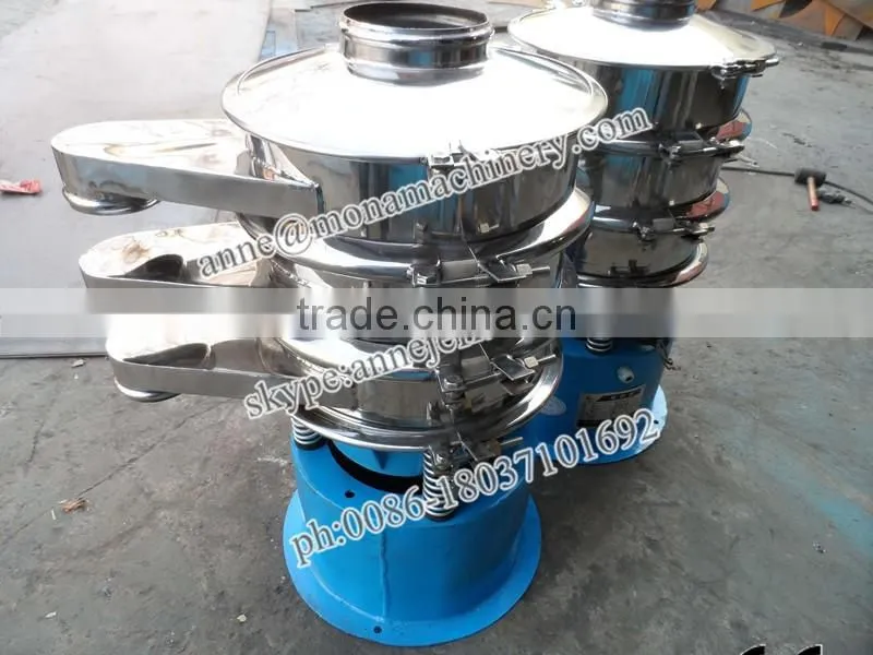 Rotary Vibrating Screen Sieving Machine for Dehydrated Dried Sour Cream Onion Powder