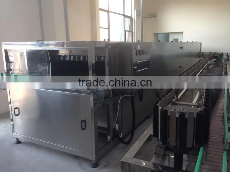Full automatic soft beverage glass bottling filling and sealing machines