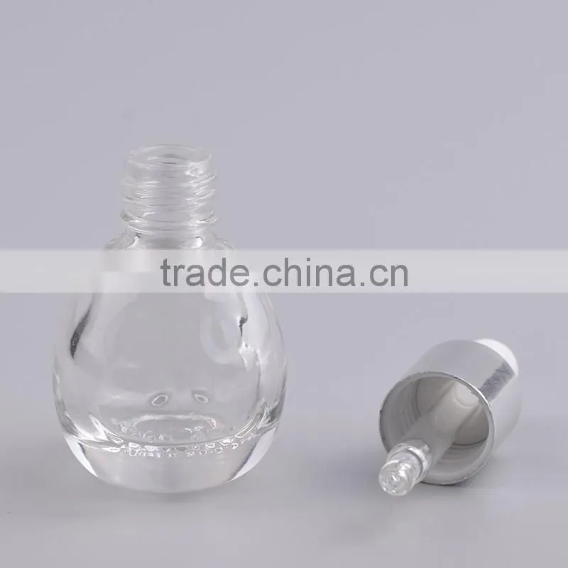 new design empty glass essential oil bottles with aluminum dropper cap