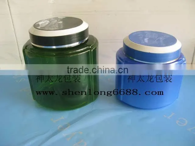 PET 500ml cosmetic cream jar
