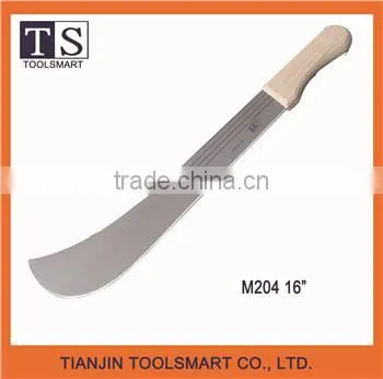 Machete Or Matchet With Wooden Or Plastic Handle