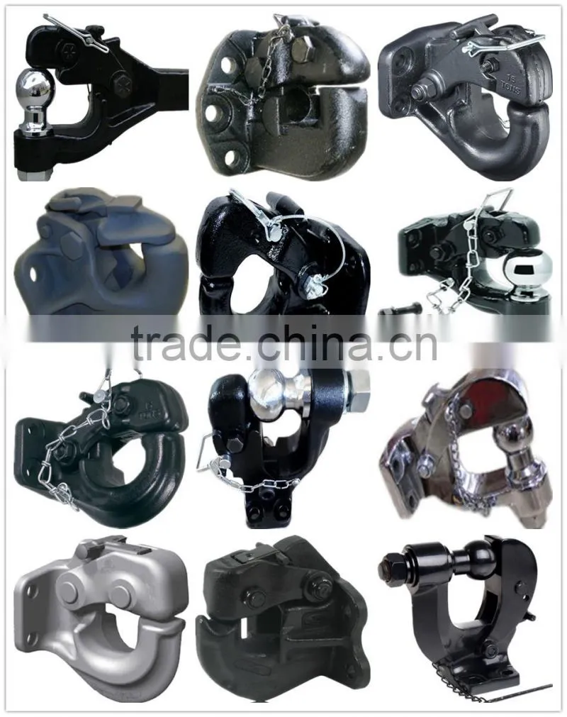 Trailer Hitch Receiver Pintle Hook With Painted