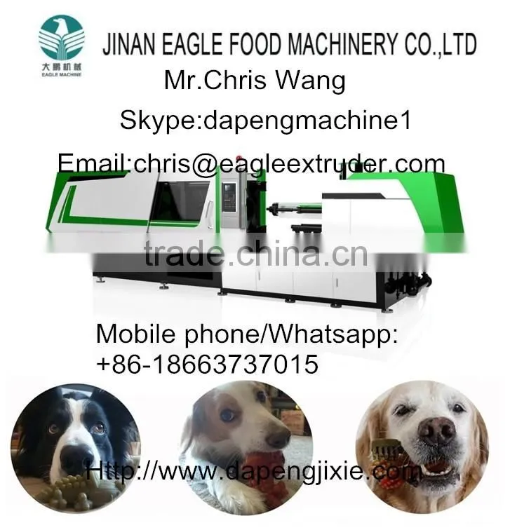 Hot Runner System Pet Injection Molding Machine for Dog Treats