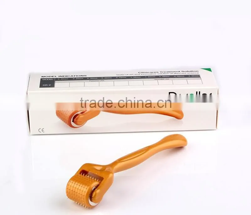Hot sale Eye derma roller 120 needle gold Titanium Dr. roller for Personal Skin Care