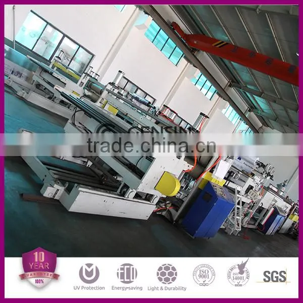 Lixin 10-year guarantee clear plug-pattern polycarbonate sheet 500mm