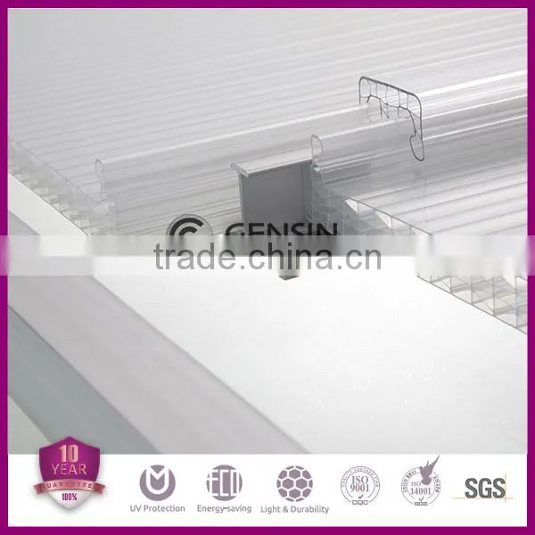 multi-wall polycarbonate sheet/polycarbonate panel/polycarbonate 16mm