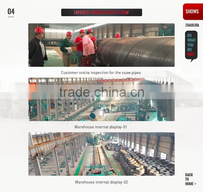 Premium quality spiral duct machine helical welded pipe}