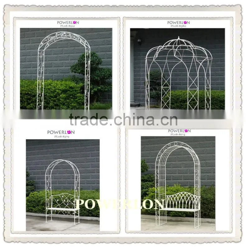 cottage antique metal rose garden arch