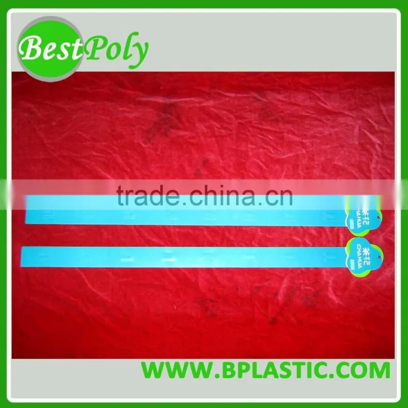 Plastic PP hanging strip for supermarket display