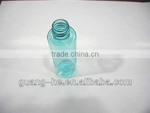 100ml Non-toxic and harmless transparent clear plastic PLA bottle for cosmetic,shampoo,liquor ,etc-