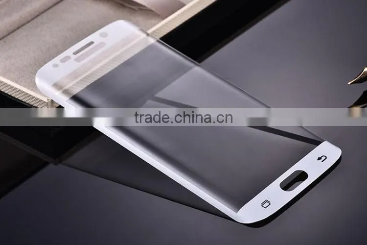 3D Curved 9h hardness Tempered Glass film Screen Protector for Samsung S6 Edge/Plus