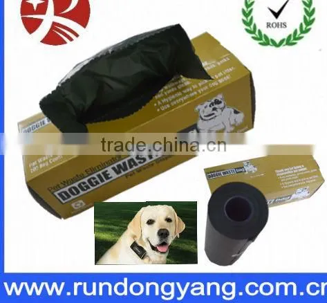 Side gusset plastic doggie poop bags from china