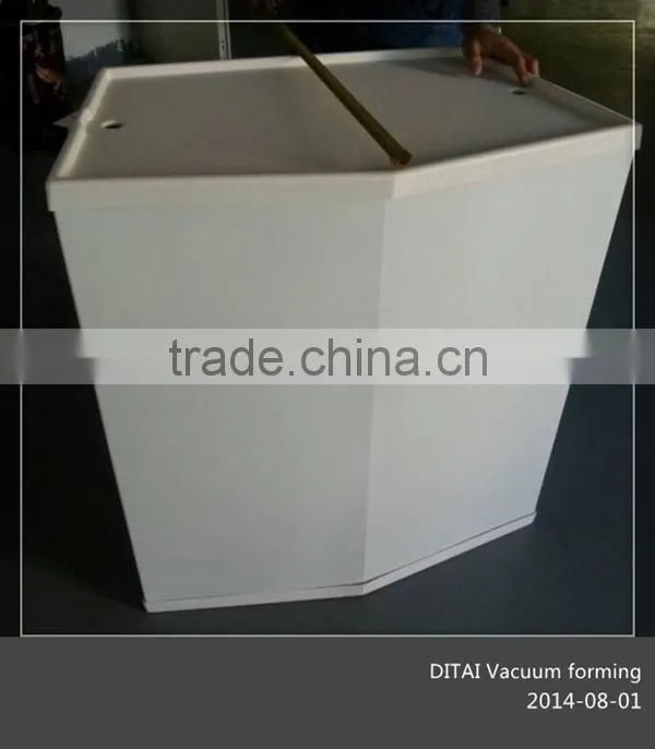 Customized thermoforming plastic promotional display unit