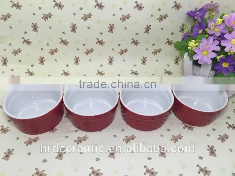 Stocked Wholesale solid color stoneware ice cream bowl